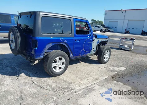 2020 Jeep Wrangler Sport S 4X4 z USA, uszkodzony, nr VIN 1C4GJXAG9LW224157